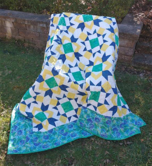 Dashing Daffodils Quilt Pattern SCC-118 - Paper Pattern