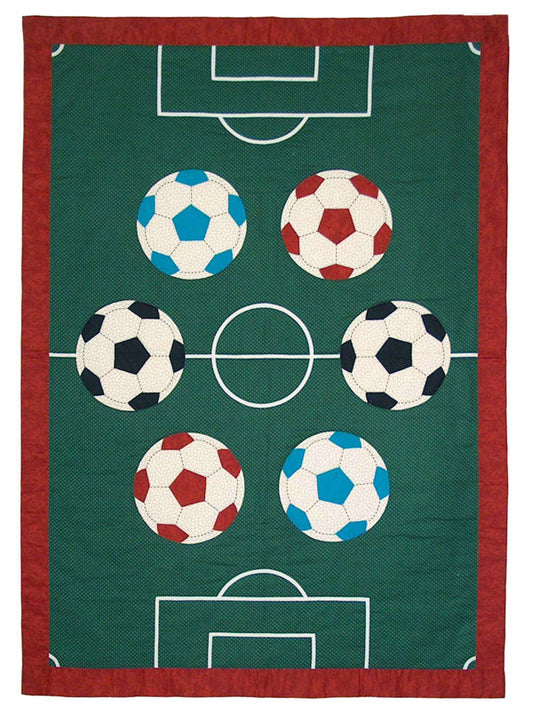 Soccer Quilt SCN-2014e - Downloadable Pattern