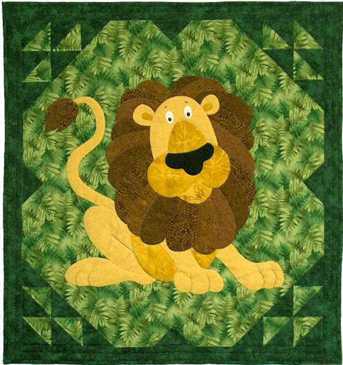 Ludwig Lion Quilt Pattern SCN-2046 - Paper Pattern