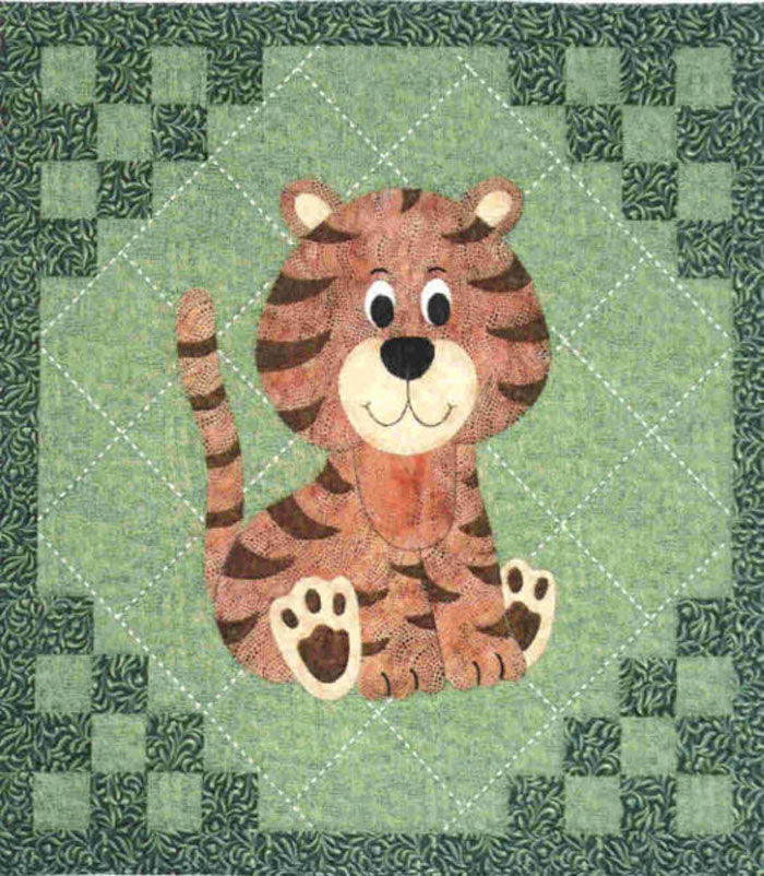 Tomas Tiger Quilt Pattern SCN-2048 - Paper Pattern