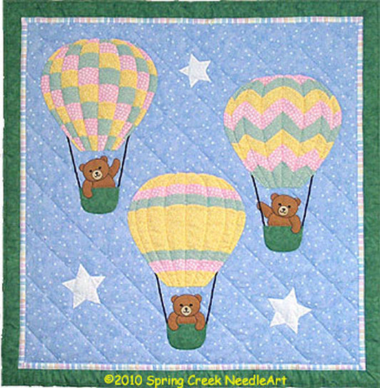 Balloon Bears Quilt SCN-2052e - Downloadable Pattern