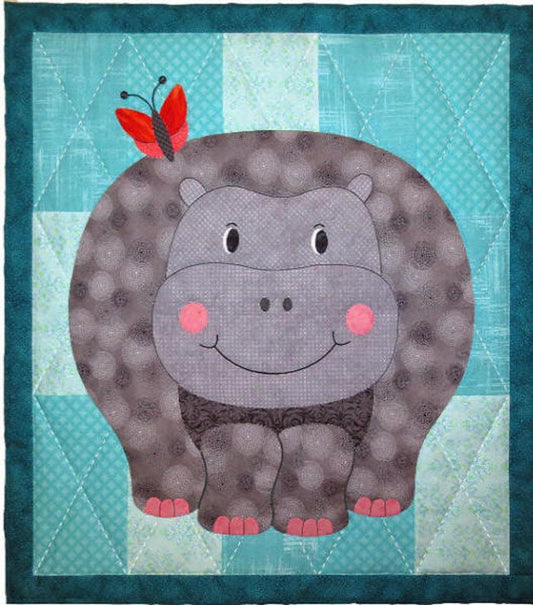 Heidi Hippo Quilt SCN-2070e - Downloadable Pattern