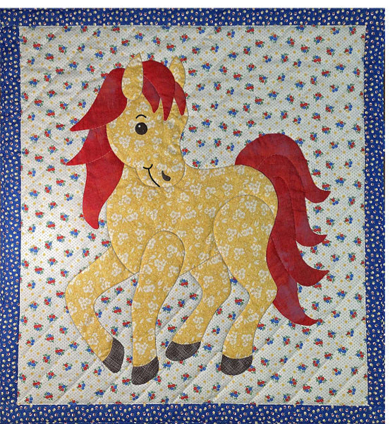 Unicorn/Pony Quilt SCN-2081e - Downloadable Pattern