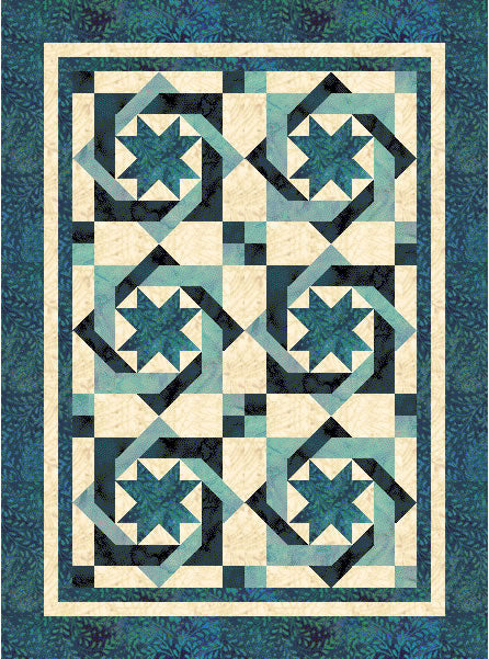 Twisted Tiles Quilt Pattern SDD-104 - Paper Pattern