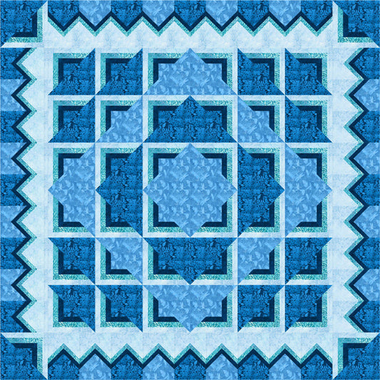 Costa Maya Quilt Pattern SDD-107 - Paper Pattern