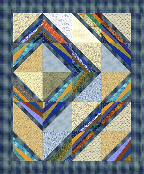 No Strings Attached! Quilt SE-102e - Downloadable Pattern