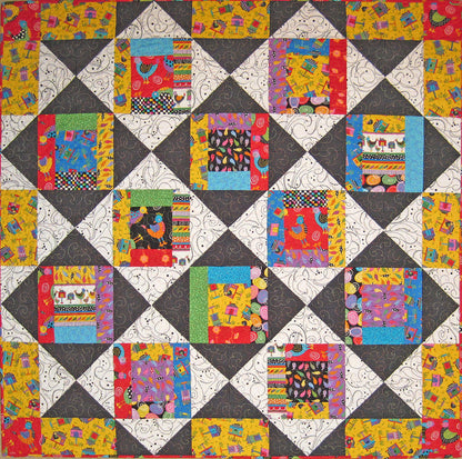 A Chick In The House Quilt Pattern SM-117 - Paper Pattern