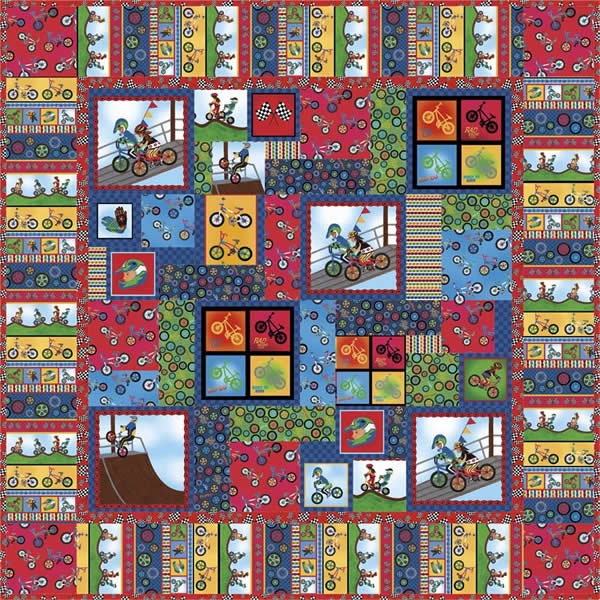 Rad Patterns.pdf Totally Rad Riders Quilt Pattern SM-124 (intermediate) – QuiltWoman.com