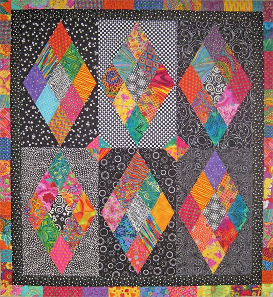 Diamonds Sparkle Quilt SM-130e - Downloadable Pattern