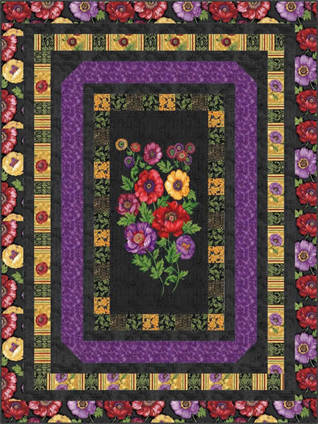 Flowers of Tuscany Quilt Pattern SM-137 - Paper Pattern