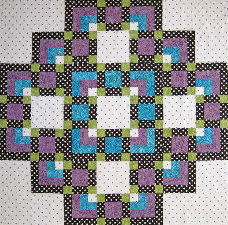 A Flair for Square Two Quilt SM-143e - Downloadable Pattern