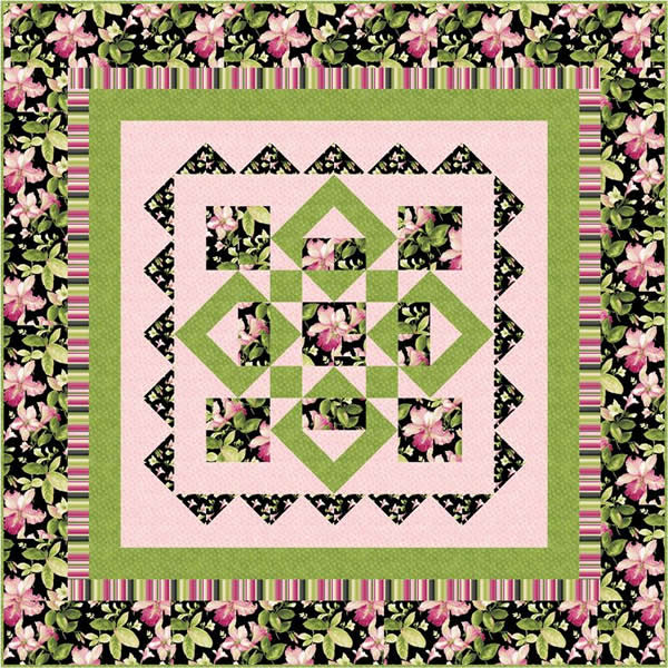 Summer Blooms with Passion Quilt SM-146e - Downloadable Pattern