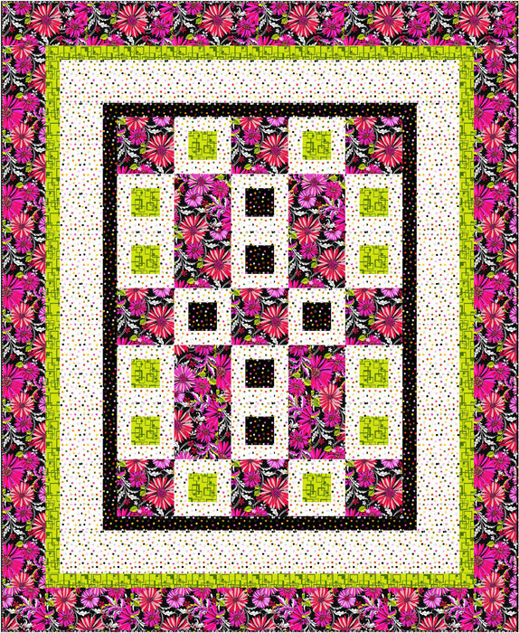 Hannah's Garden Quilt Pattern SM-149 - Paper Pattern