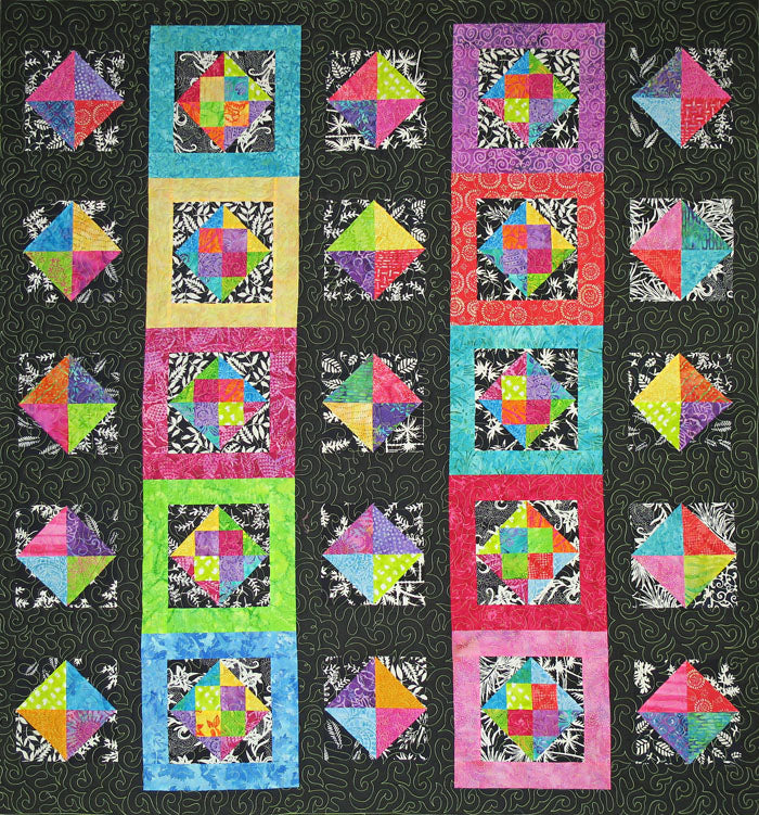 Midnight in the Tropics Quilt Pattern SM-154 - Paper Pattern