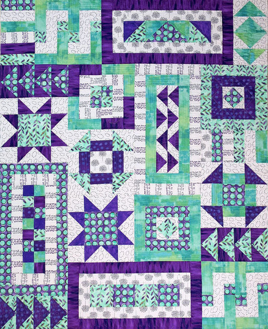 Moving Blocks Again Quilt SM-155e - Downloadable Pattern