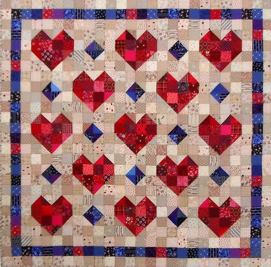 Heart Throb Quilt Pattern SP-211 - Paper Pattern