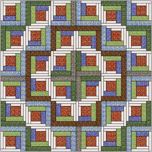 Loggie Quilt SQD-115e - Downloadable Pattern