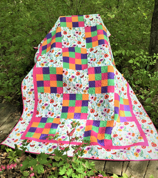 Pretty in Print Quilt Pattern STEM-104 - Paper Pattern