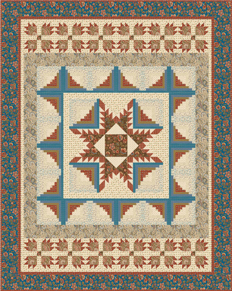 Prairie Star Quilt TL-108e - Downloadable Pattern