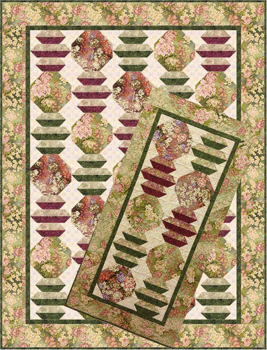 Serene Lanterns Quilt TL-18e - Downloadable Pattern