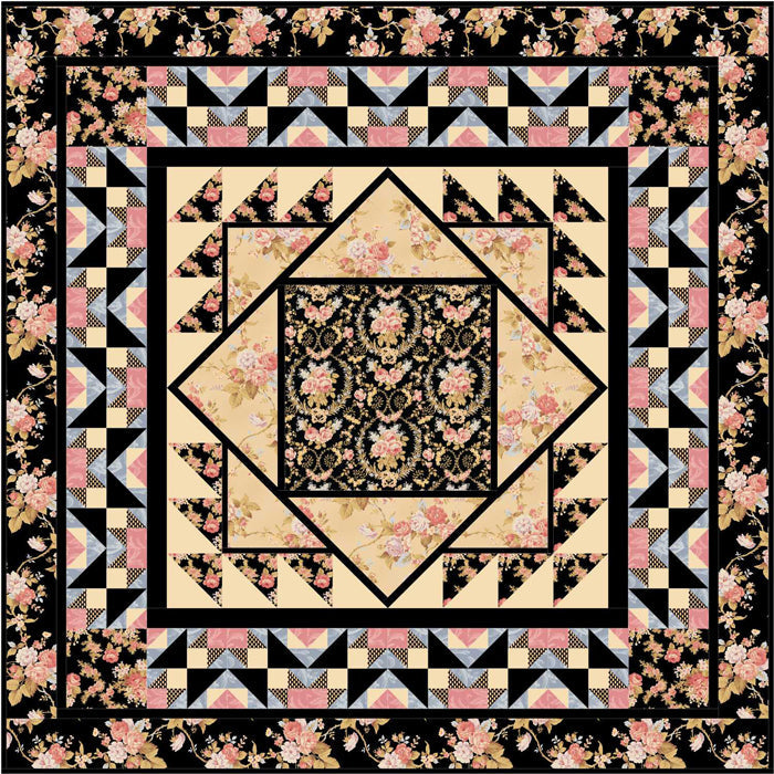 Crown of Roses Quilt Pattern TL-38 - Paper Pattern