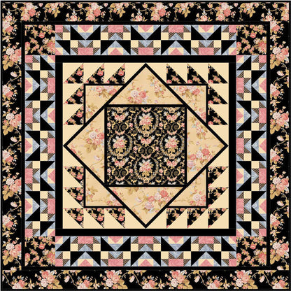 Crown of Roses Quilt Pattern TL-38 - Paper Pattern