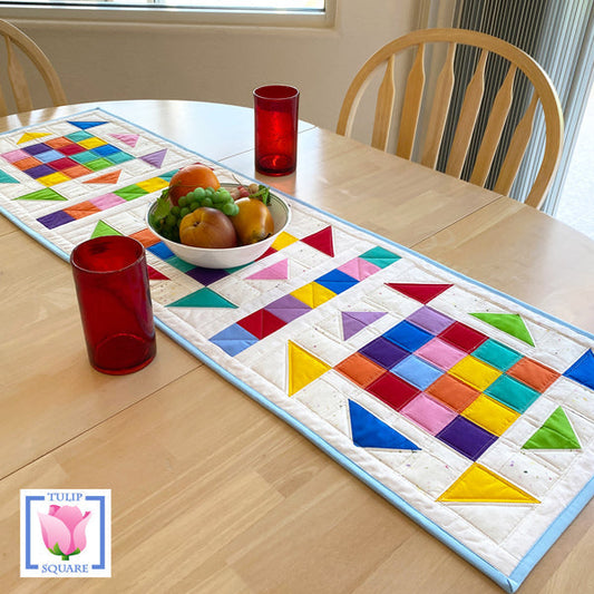 Kaleidoscope Table Runner TS-597e - Downloadable Pattern