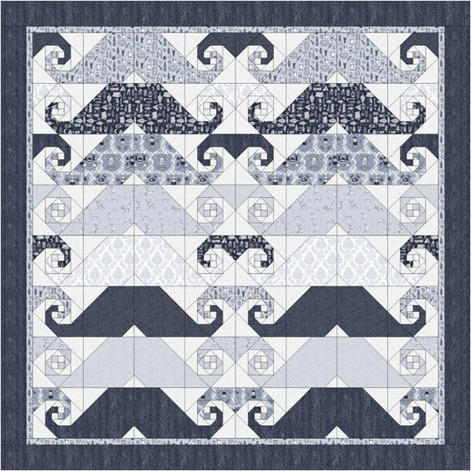 Moustache Quilt TTQ-102e - Downloadable Pattern