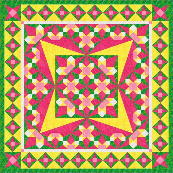 Dogtooth Delight Quilt Pattern TTQ-104 - Paper Pattern