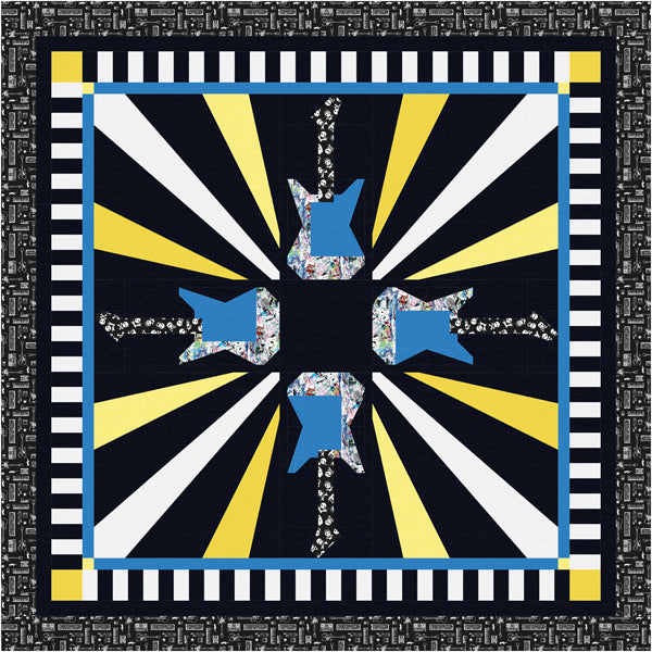 Guitar Hero Quilt Pattern TTQ-116 - Paper Pattern