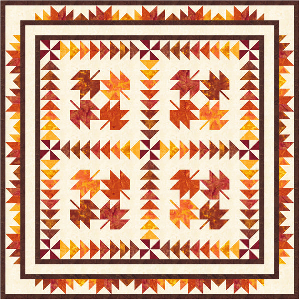 Autumn Breeze Quilt TTQ-117e - Downloadable Pattern