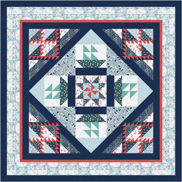 Ahoy Mate! Quilt Pattern TTQ-128 - Paper Pattern