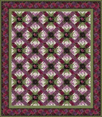 Midnight Lattice Quilt TWW-0446e - Downloadable Pattern