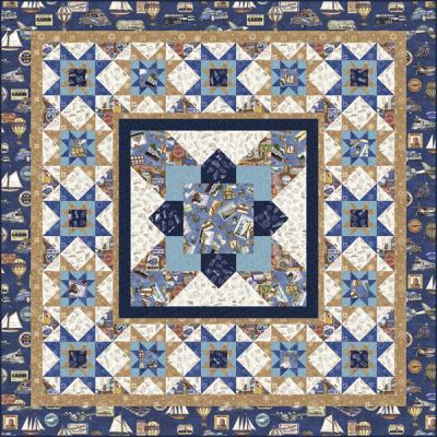 World Traveler Quilt TWW-0461e  - Downloadable Pattern