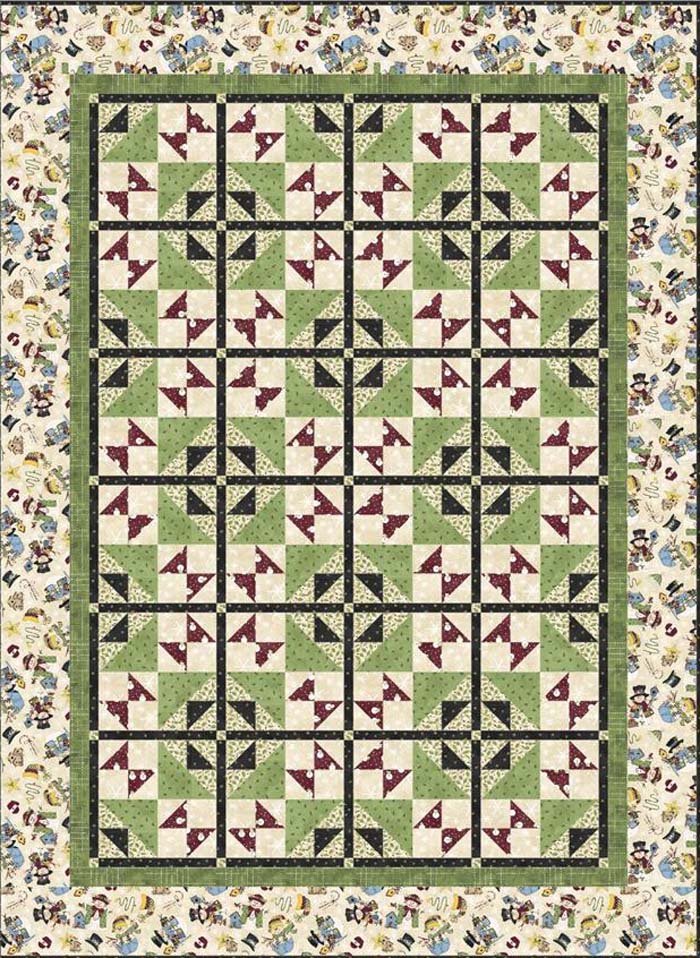 Snowed In Quilt Pattern UCQ-P17 - Paper Pattern