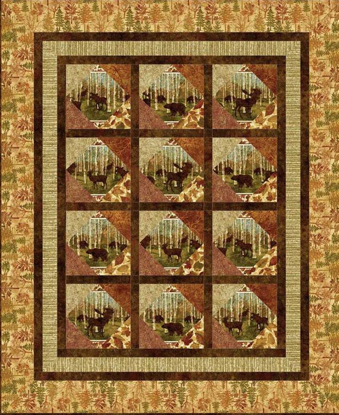 Cabin Window Quilt UCQ-P37e - Downloadable Pattern