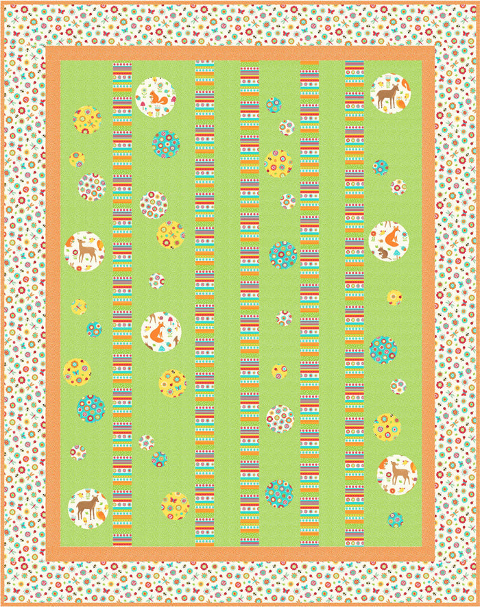 Hip Hip Hooray Quilt UCQ-P52e - Downloadable Pattern