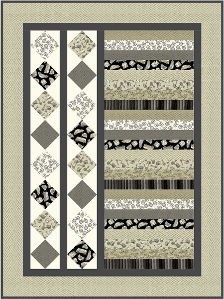 Away We Go Quilt UCQ-P57e - Downloadable Pattern