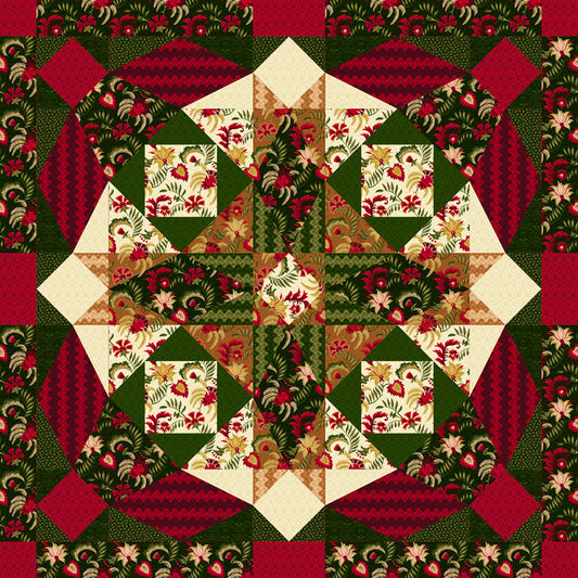 Star of Wonder Quilt YF-102e - Downloadable Pattern