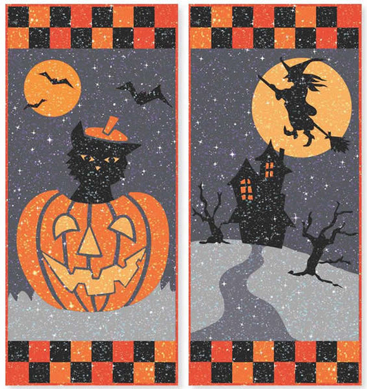 A Scary Twinkling Pair Quilt YF-106e - Downloadable Pattern