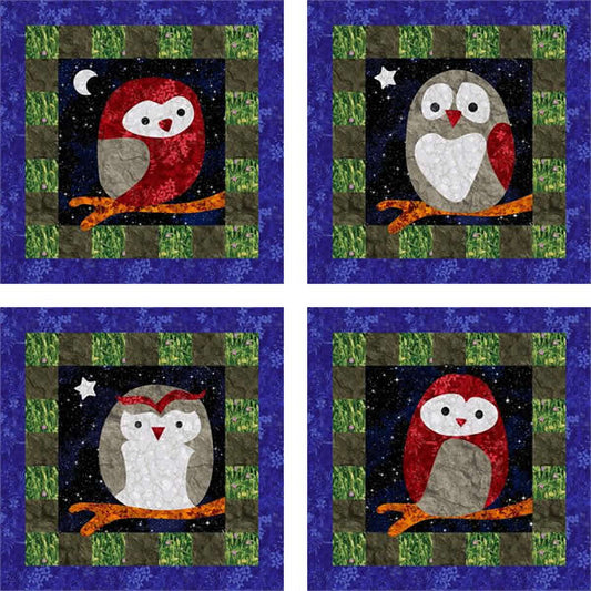 Owlettes Wall Hanging Pattern YF-120 - Paper Pattern