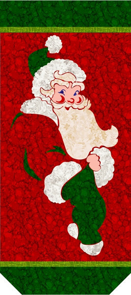 Jolly Old St. Nick Banner YF-121e - Downloadable Pattern