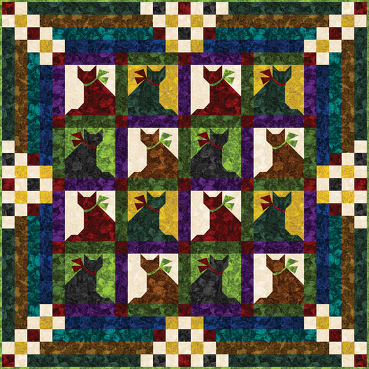 Kitty, Kitty Quilt Pattern YF-122 - Paper Pattern